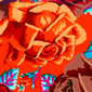 Plumtree Floral Poppy Scrub Hat - Image Variant_0