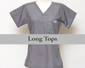 Small Womens Long Shelby Scrub Tops - Image Variant_0