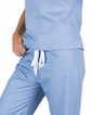 XS Tall Ceil Blue Simple Medical Scrubs Pants - Image Variant_1