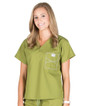 XL Long Olive Green Shelby Medical Scrub Top - Image Variant_0