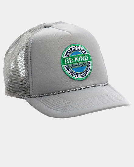 Be Kind Trucker Hat - Grey