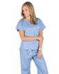 2XL Long Ceil Blue Shelby Womens Surgical Tops - Image Variant_0