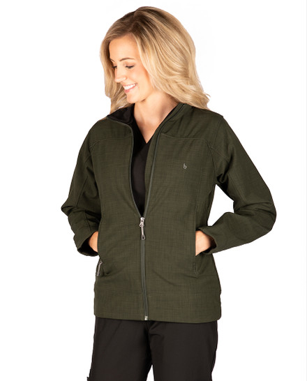 Olive Derbshire Softshell Jacket - FINAL CLEARANCE
