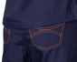 Limited Edition Shelby Scrub Tops - Navy with Tangerine Stitching - Image Variant_2