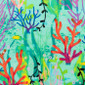 Shimmery Coral Poppy Scrub Caps - Image Variant_0