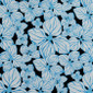 Cerulean Blooms Pixie Scrub Caps - Image Variant_0