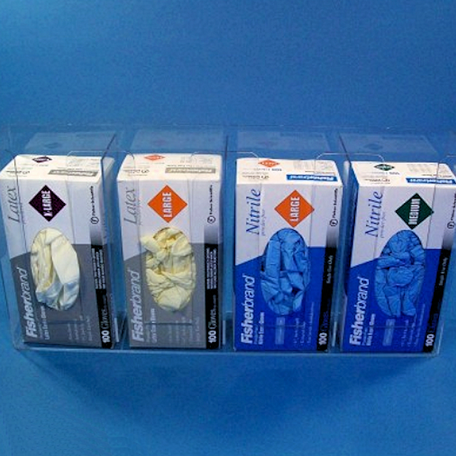 Cleanroom Exam Glove 4Box Dispenser (Holds Boxes Vertically