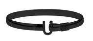 6mm Black Color Titanium with Gun Metal Wrap Original Hook Bracelet