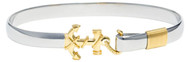 6mm Gold Color Ti Wrap Titanium Anchor Hook Bracelet
