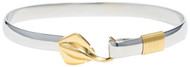 6mm Gold Color Ti Wrap Titanium Stingray Hook Bracelet