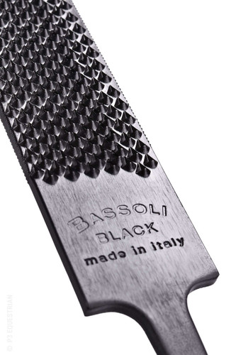 Black Bassoli Farrier Hoof Rasp - Made in Italy