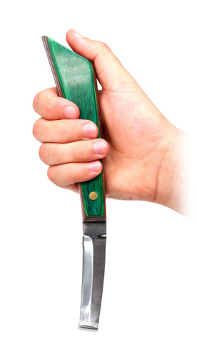 Mitsuru hoof knife double edged 