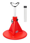 Blacksmith height adjustable hoof stand - Red