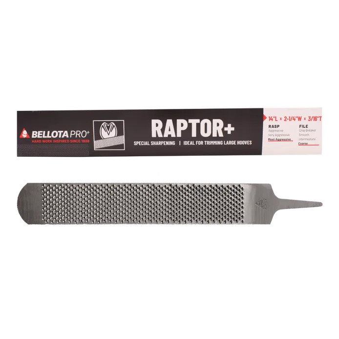 Durable Bellota Raptor+ Farrier Rasp – 14