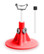 Standard red HoofJack for farriers and trimmers