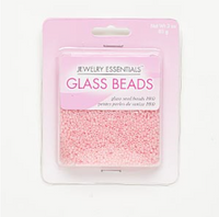 Light Pink AB or Pearlized, Round Seed Bead