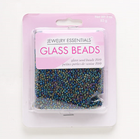 Metallic Peacock colors Seed Bead - Round 10/0