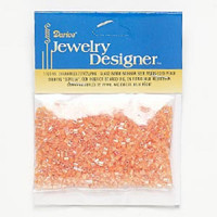 Peach, Glass inside Rainbow color Seed Bead - Hex