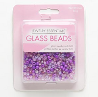 Metallics and Pearlized-Pinks and Purples, Round Seed Bead