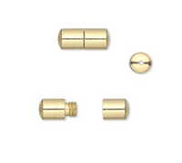 Gold Barrel Clasp