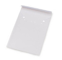 18 Earring & Necklace Cards Frosted Plastic Hang display 3-1/8 x 2-1/16 Best Value