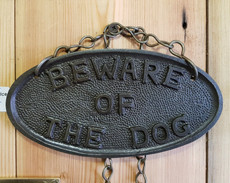 beware of the dog (hanging)
