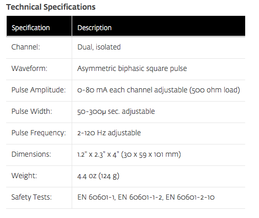 Intelect 07-7717 Digital NMES Stimulation Unit : : Sporting Goods