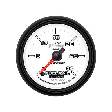 Auto Meter Phantom II Diesel Fuel Rail Pressure Guage