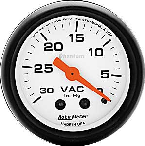 Auto Meter 5784 Phantom Series Vacuum Gauge