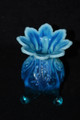 NORTHWOOD DUGAN BLUE OPALESCENT LADIES SPITTOON 1900
