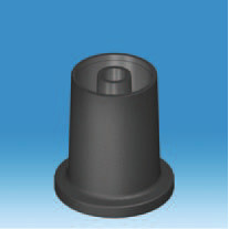 Plastic Glide with a 50mm base and 56mm high and comes with a choice of stem options