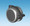 65mm Soft Wheel Castor with Wheel Brake in Black with a choice of stem