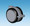 65mm Soft Wheel Braked Castor in Grey with a choice of stem