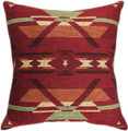 "OLD SANTA FE" TAPESTRY THROW PILLOW - 20" SQUARE - LODGE DECOR