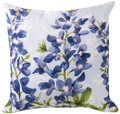 BLUEBONNETS INDOOR OUTDOOR THROW PILLOW - 18" SQUARE 