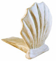WOODEN SCALLOP SHELL DOOR STOP - SCALLOP SHELL DOORSTOP - SCALLOP SHELL DOOR STOPPER