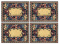 OLD WORLD ORCHARD TAPESTRY PLACEMATS - SET OF FOUR 