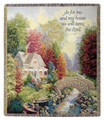 SERVE THE LORD TAPESTRY THROW - 50" X 60" THROW BLANKET