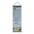 "MAY THE ROAD RISE UP TO MEET YOU" IRISH BLESSING WALL HANGING