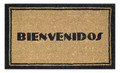 BIENVENIDOS COIR DOORMAT - 18" X 30" - SPANISH WELCOME MAT