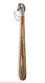 HORSE HEAD LONG HANDLED SHOE HORN - 20" L - NICKEL PLATED