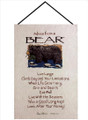  ADVICE FROM A BEAR WALL HANGING - LODGE DECOR