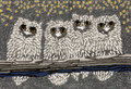 "NIGHT OWLS" INDOOR OUTDOOR RUG - 30" x 48" - OWL RUG