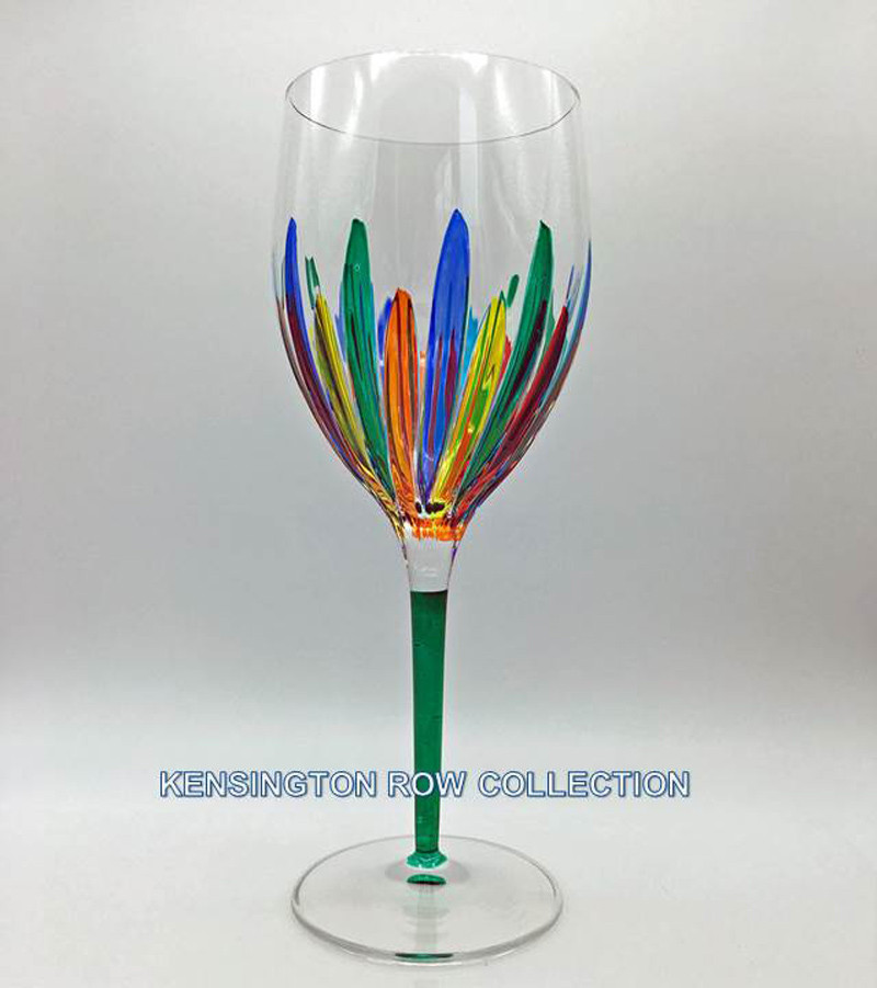 Venetian Carnevale Wine Glass, Kensington Row