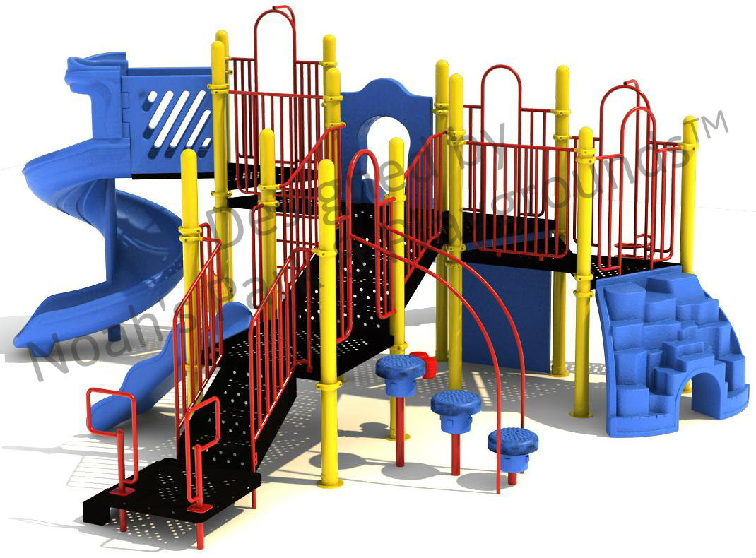 The Gotebo Play Structure is ADA Compliant so everyone can have fun!