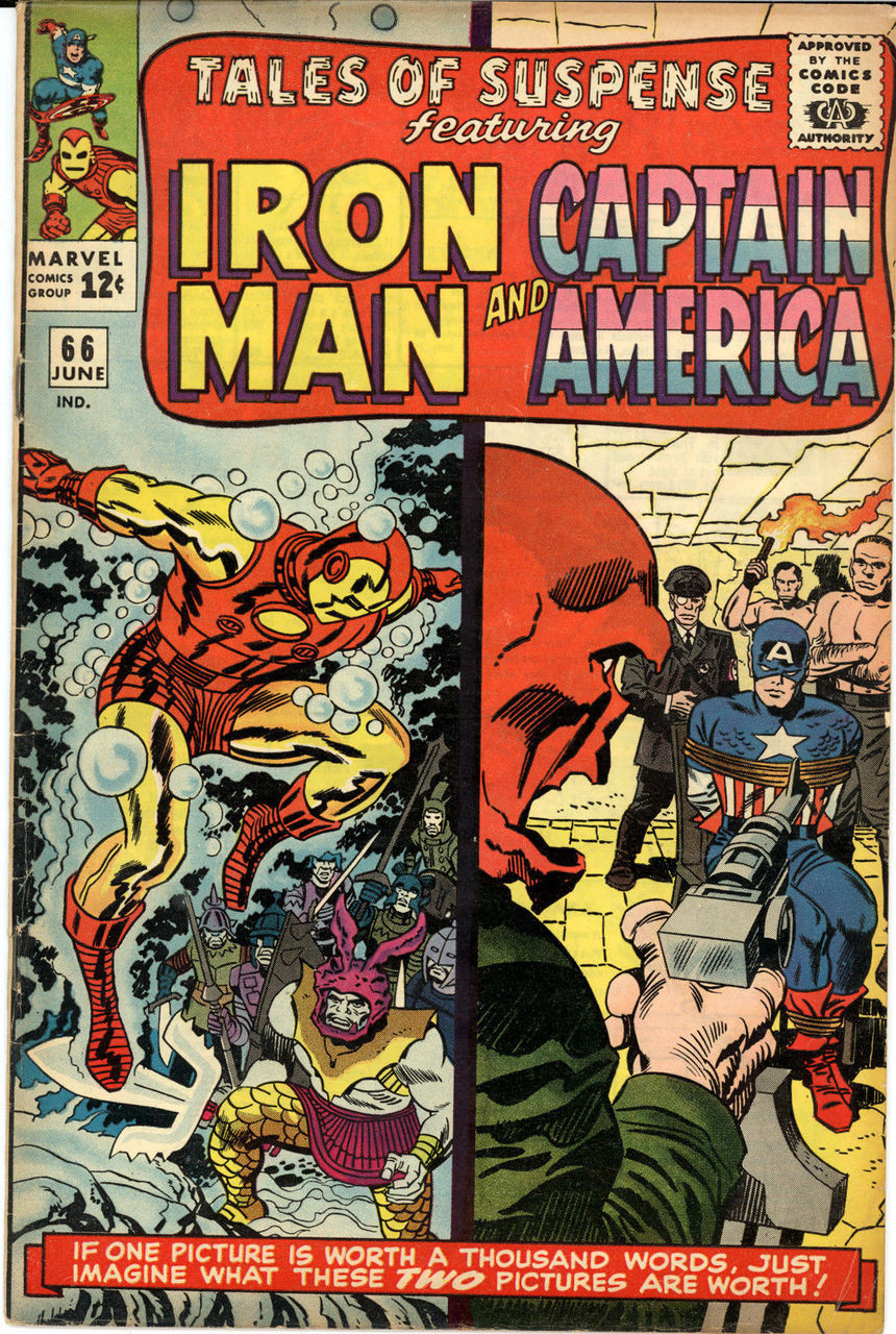 CAPTAIN AMERICA ORIGIN OF THE RED SKULL (1965 ) TALES OF SUSPENSE