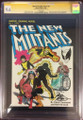 MARVEL GRAPHIC NOVEL # 4 NM+ CGC 9.6 NEW MUTANTS- SIGNATURE SERIES WITH SKETCH