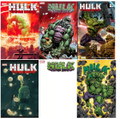 HULK #1 (2021,MARVEL,CATES) LOT OF ALL 6 REGULAR COVERS