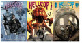 HELLCOP #1   COVERS A B C LOT OF 3 COPIES
