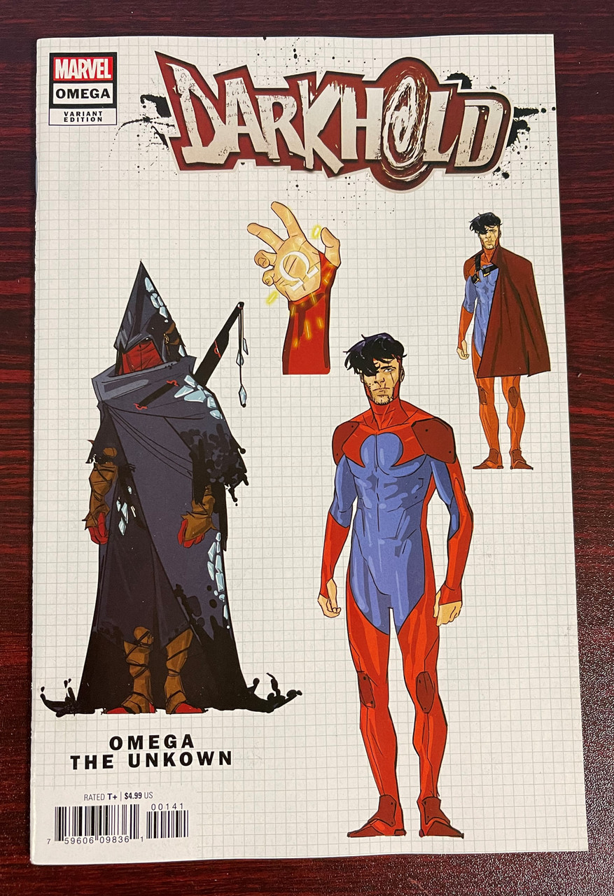 DARKHOLD OMEGA 1 DESIGN SPOILER OMEGA THE UNKNOWN VARIANT NM